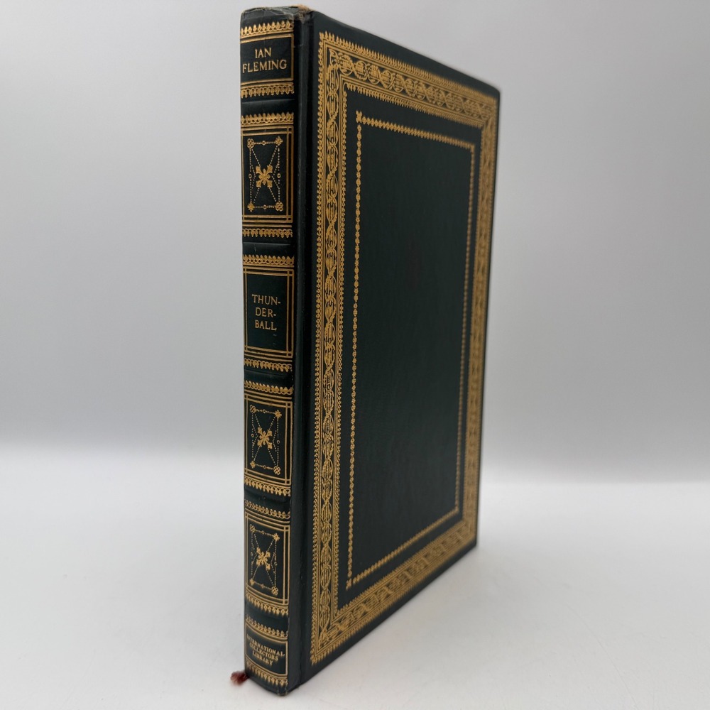 Ian Fleming Thunderball International Collectors Library Green Gold Gilt 007